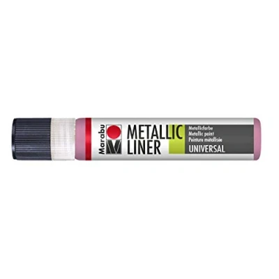 Image of Marabu Metallic Liner Pen 25ml 733 Pink