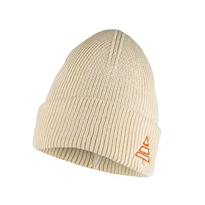 Image of Buff Unisex Youth Melid Ecru Knitted Beanie, Cru