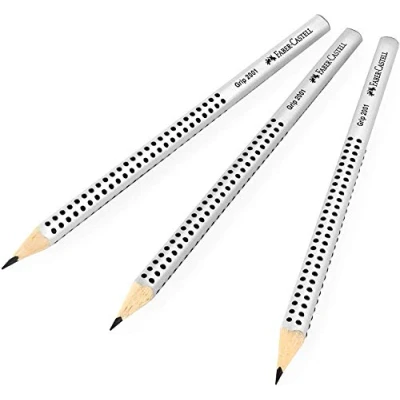 Image of Faber Castell Grip 2001 Triangular Graphite Pencils H Pack of 3
