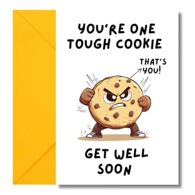 Image of Get Well Soon Card For Men &amp; Women Kids Speedy Recovery After Operation Illness Broken Leg