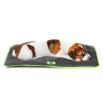 Image of Ferplast Dog Mat &amp; Cat Bed Small Washable Mattress Waterproof Scratchproof For Cars, Houses, Kennels and Baskets Soft Jolly 65 x 48 CM, SM, BLACK
