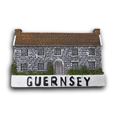 Image of 3D Guernsey UK Refrigerator Fridge Magnet Tourist Souvenirs Handmade Resin Craft Magnetic Stickers Home Kitchen Decoration Travel Gift