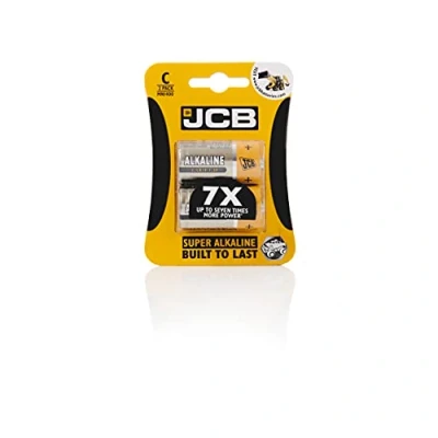 Image of S5339 JCB C Size Super Alkaline Batteries Pack of 2