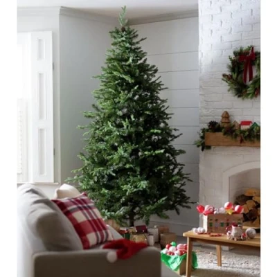 Image of Habitat 8ft Mixed Tip Natural Upswept Christmas Tree Green