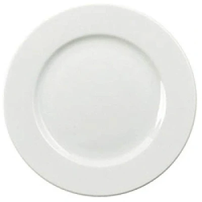 Image of Fsmisc 304111 Plate, Porcelain, White, 250 mm, Pack of 6