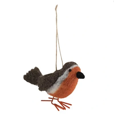 Image of Trimits Needle Felting Kit Robin, Assorted, One Size, 8 x 12cm