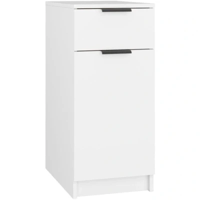 Image of vidaXL Desk Cabinet White 33.5x50x75 cm Engineered Wood