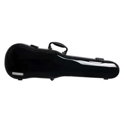 Image of Gewa AIR 1.7 Form Shaped Violin Case high Gloss Metallic Silver, Made in Germany, Break Resistance