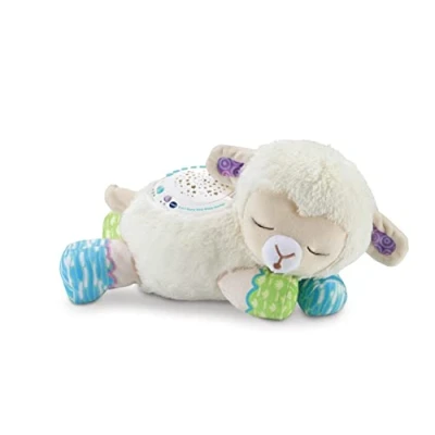 Image of VTech Baby 3 in 1 Starry Skies Sheep Soother, Soft Toy for Babies with Night Light Projector, Nature Sounds, White Noise &amp; Songs, Gift 0, 3, 6, 12 months +, English Version