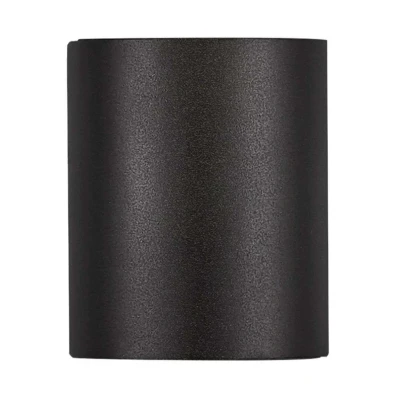 Image of Nordlux Canto 2 Seaside LED outdoor wall light, black, aluminium, 10 cm