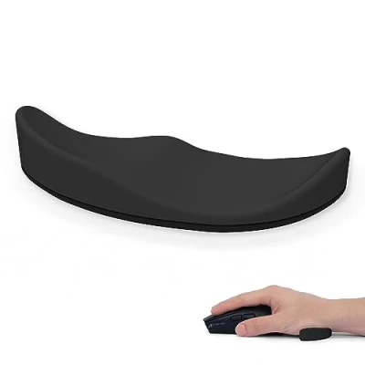 Image of Attack Shark Silicone Soft Mouse Wrist Rest,Ergonomic Support,Prevent RSI, Smooth Glide Increasing Precision and Accuracy,Lightweight Portable, for Home,Office,Game Black Right Hand