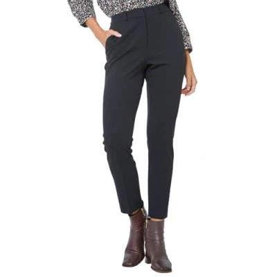 Image of Roman Originals Office Trousers for Women UK Ladies Pants Smart Tapered Stretch 3/4 Length Ankle Grazer Professional Formal Evening Work Casual Autumn Winter Black Long (76 CM) Size 16