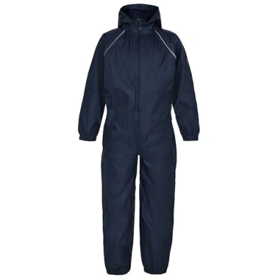 Image of Fort Splashaway Coverall Navy 3 4 Years Kids Waterproof Suit Puddle Raincoat Childrens Clothing Childs Splash Rain