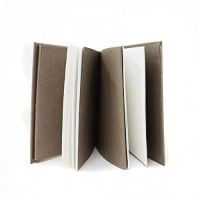 Image of Artway Tree Free Coffee Accordion Sketchbook/Notebook 16 x 12cm 120gsm White Cotton Rag Paper
