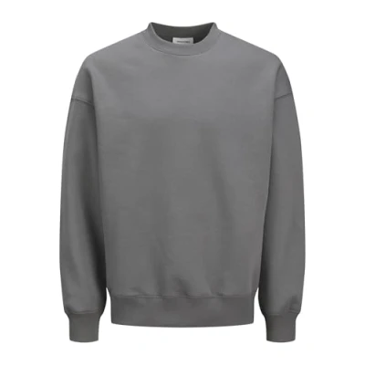 Image of Jack &amp; Jones Jjeurban EDGE CREW NECK Sweatshirt, Men&#039;s, Size: Large, Castlerock