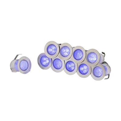Image of KnightsBridge IP65 230V 10x 0.2w Blue LED Kit