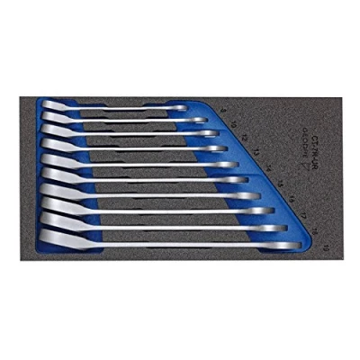 Image of Gedore 1500 CT1 7 UR Combination ratchet spanner set in 1/3 CT module