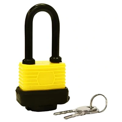 Image of Rolson 66513 40 mm Long Shackle Weather Resistant Padlock