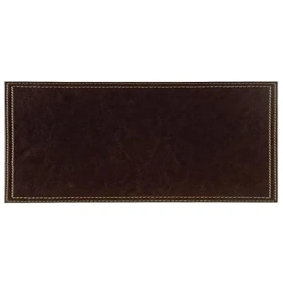 Image of 4x Faux Leather Placemats 300x200mm Brown Table Rectangular Coaster Restaurant