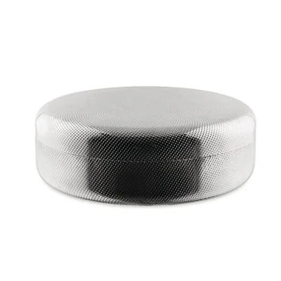 Image of Alessi Extra Ordinary Texture JM01/28 T Minimal Design Container, Lid in 18/10 Stainless Steel with Decoration, Granulated Relief, 28 cm