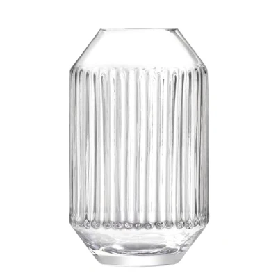 Image of LSA Rotunda Vase H15cm Clear 1 Unit Mouthblown &amp; Handmade Glass RT02