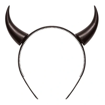 Image of Black Horns Accessory for Fancy Dress