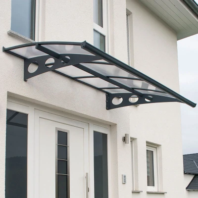Image of Palram Canopia Herald 2230 Black Door Canopy