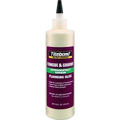 Image of Titebond 2104 Tongue and Groove Glue Bottle, 16 oz, White