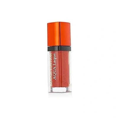 Image of 3 x Bourjois Paris Rouge Edition Aqua Laque Lipsticks 06 Feeling reddy