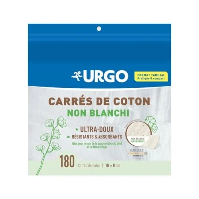 Image of Urgo Non Bleached Cotton Squares 10 x 8cm 180