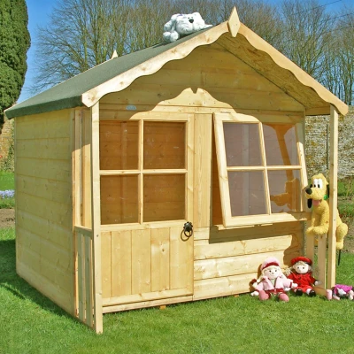 Image of 5 x Shire Kitty Childrens/ Kids Wooden Garden Playhouse