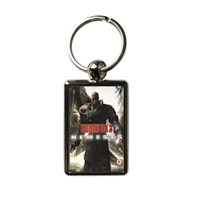 Image of Super Universe Resident Evil 3 Classic Survival Horror Metal Keyring x 4.5 cm