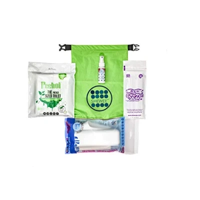 Image of SHEWEE Car &amp; Camp Pack Reusable Pee Funnel The Original Female Urination Device Since 1999! Quickly, Easily and Discreetly, Wee Standing Up Without Removing Clothing (White)