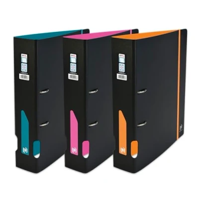 Image of Elba 400064956 folder folders (Black, Blue, Orange, Pink, Polypropylene, A4, Portrait, Desk tray, Box file folder)