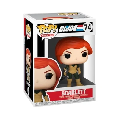 Image of Funko POP! Vinyl: G.I. Joe Scarlett Collectable Vinyl Figure Gift Idea Official Merchandise Toys for Kids &amp; Adults TV Fans Model Collectors and Display
