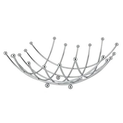 Image of APOLLO Chrome Fruit Bowl Nest 26 x 10.8