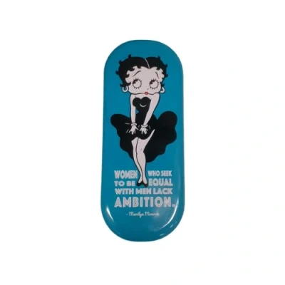 Image of Betty Boop Glasses Case Women Who Seek Equality