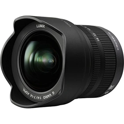 Image of PANASONIC LUMIX G VARIO LENS, 7 14MM, F4.0 ASPH, MIRRORLESS MICRO FOUR THIRDS, H F007014 (USA BLACK)