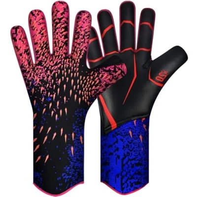 Image of Goalkeeper Gloves, Football Boys, Girls And Youth, For Training Games, Non slip, Thick, Wear resistant Breathable, Finger Support, Size 6/7/8/9/10(Size:8,Color:B)