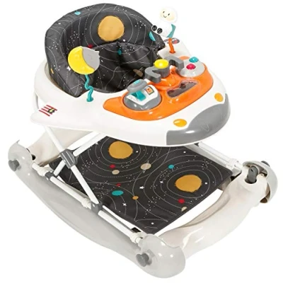 Image of MyChild Space Shuttle 2 in 1 Walker Rocker, Cosmic Grey