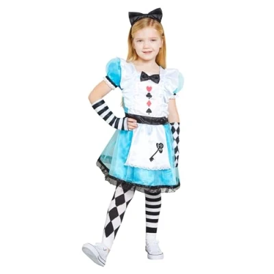Image of Amscan 9901799 Girls Classic Alice in Wonderland World Book Day Fancy Dress Costume Age: 6 8 Yrs