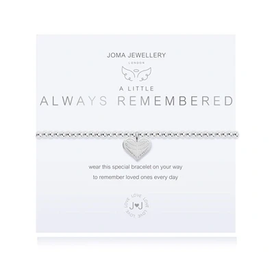 Image of Joma Jewellery A LITTLE ALWAYS REMEMBER BRACELET IN SILVER