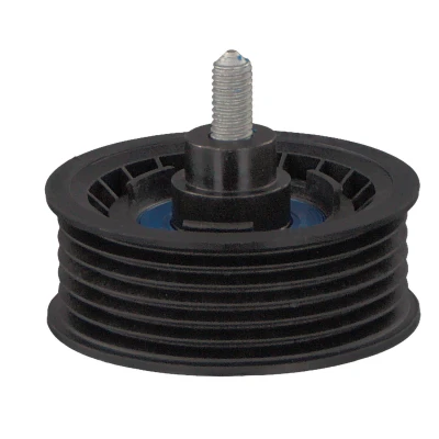 Image of 6C1Q19A216AA, 6C1Q19A216AB, CC1Q19A216DA Idler Pulley FEBI BILSTEIN 33941 with screw FORD: Transit Custom V362 Van, Mk6 Mk7 Van