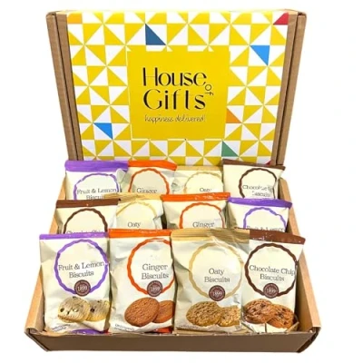 Image of Biscuits Gift Set Biscuit Hamper Including 12 Packs of Two Grandma Wild&#039;s Classic (24 Single Total) Ideal Lovers