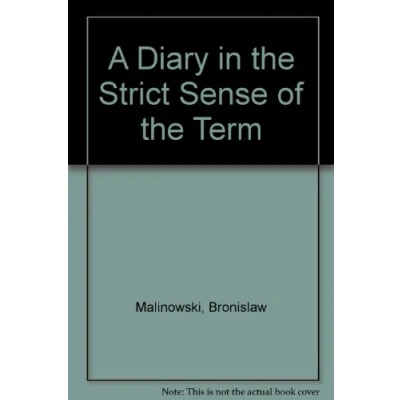 Image of A Diary in the Strict Sense of Term