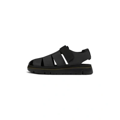Image of Camper Men&#039;s Oruga K100285 Flat Sandals, Black, 7 UK