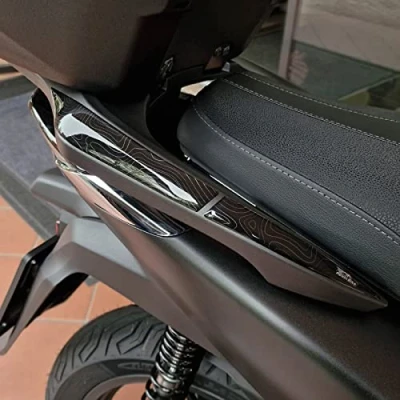 Image of Resin Bike Motorcycle 3D Stickers Compatible with Honda SH125i SH 150 2020 2023. Passenger Handles Protections from Impact and Scratches. Gadget Moto