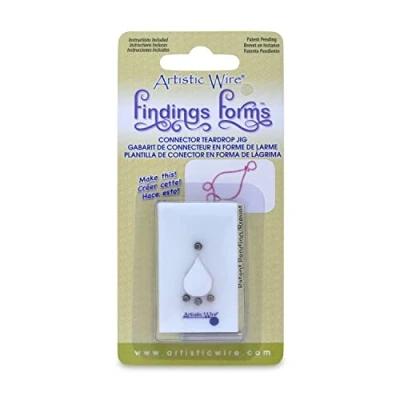 Image of Artistic Wire Findings Forms Teardrop Connector Jig