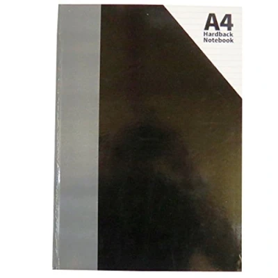 Image of A4 Hardback Notebook 120 Pages 54gsm Blue or Grey x Single