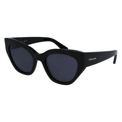 Image of Ferragamo Salvatore Sunglasses, Women&#039;s, Size: One Size, Black